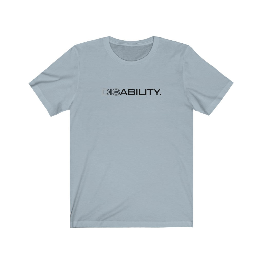 DisAbility Logo - Unisex Jersey Short Sleeve Tee