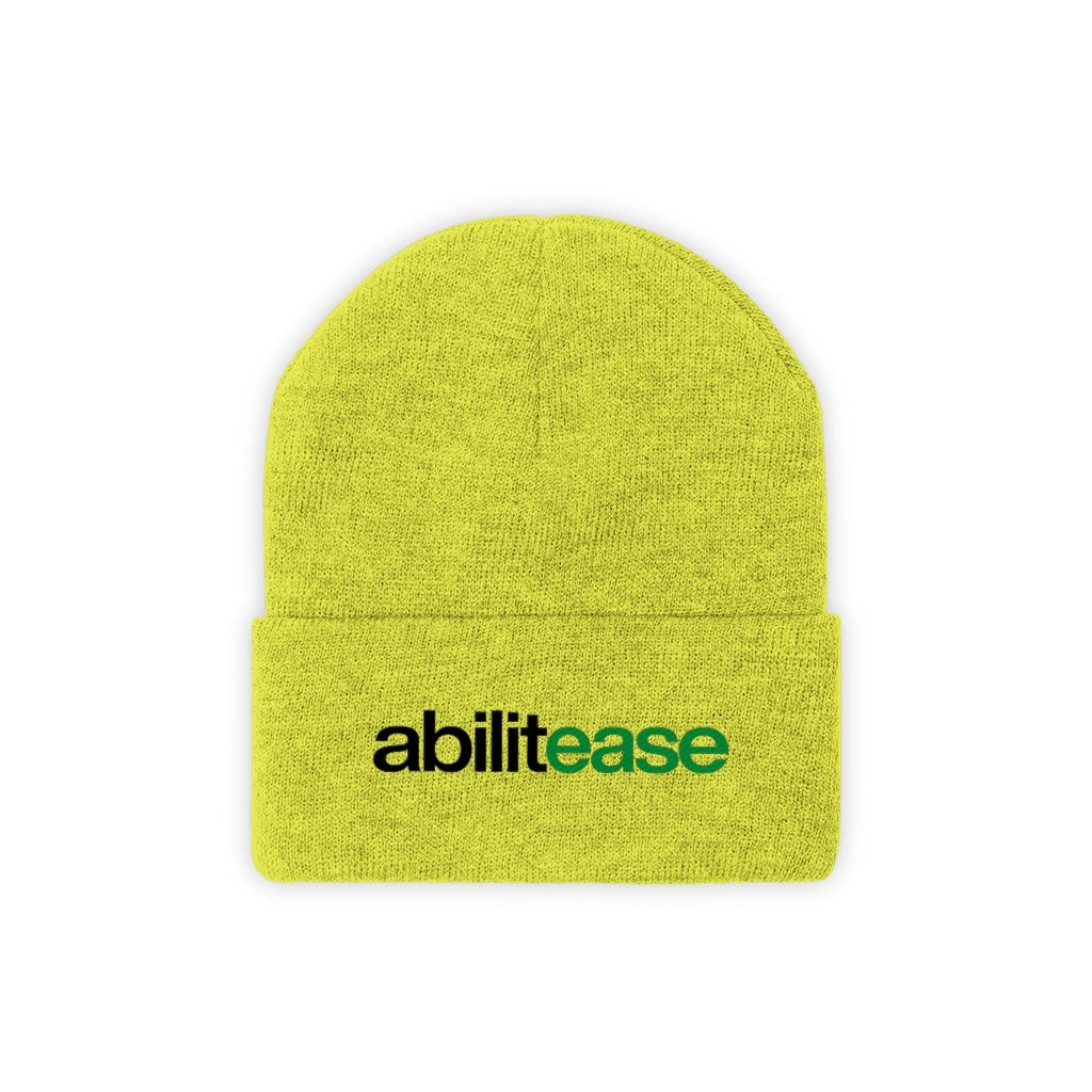 Abilitease Classic Logo - Knit Beanie w/ Embroidered Logo