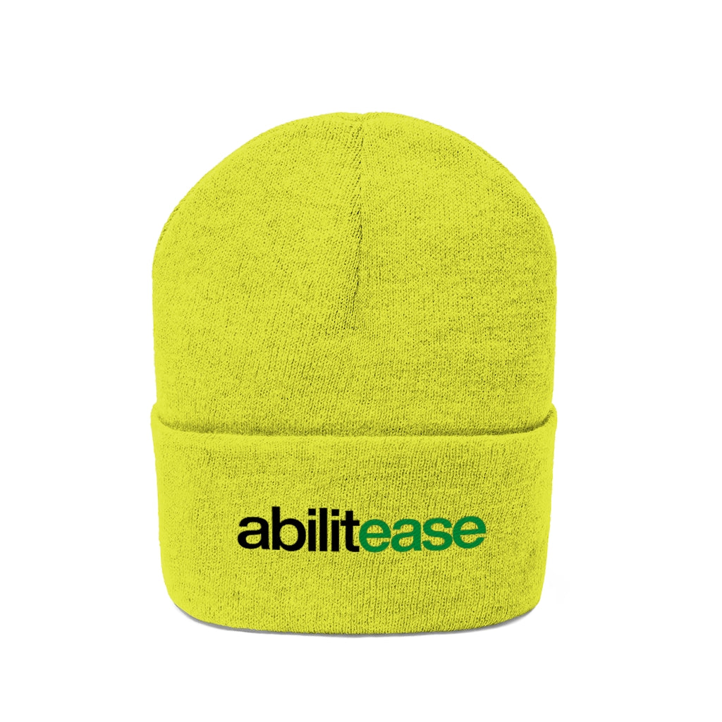 Abilitease Classic Logo - Knit Beanie w/ Embroidered Logo